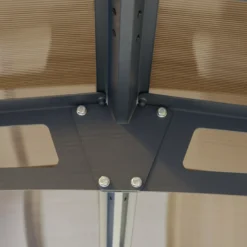 Palram - Canopia Tucson Grey Rectangular Gazebo, (W)4.3m (D)3.59m - Assembly Required -Outdoor Garden Shop palram canopia tucson grey rectangular gazebo w 4 3m d 3 59m assembly required7290108601633 03i bq