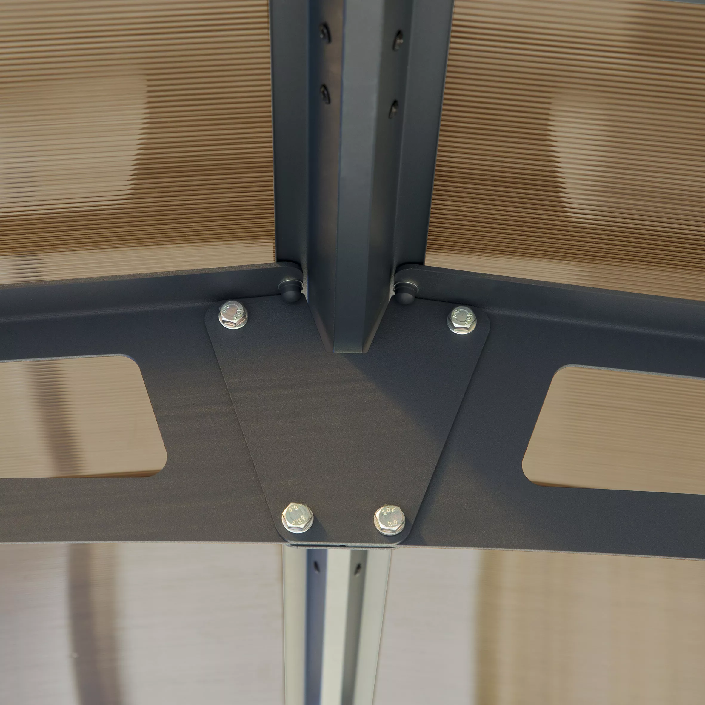 Palram - Canopia Tucson Grey Rectangular Gazebo, (W)5.02m (D)3.59m - Assembly Required 9 Palram - Canopia Tucson Grey Rectangular Gazebo, (W)5.02m (D)3.59m - Assembly Required - Image 7