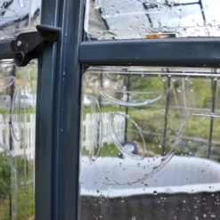 Palram - Canopia Victory Dark Grey 12x10 Greenhouse -Outdoor Garden Shop palram canopia victory dark grey 12x10 greenhouse7290103121914 40c