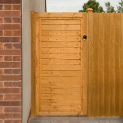 Pine Traditional Gate, (H)1.82m (W)0.92m -Outdoor Garden Shop pine traditional gate h 1 82m w 0 92m5013053157541 01i bq