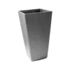 Primeur Sonata Pewter Plain Square Plant Pot (Dia)26cm 2 Primeur Sonata Pewter Plain Square Plant Pot (Dia)26cm -Outdoor Garden Shop primeur sonata pewter plain square plant pot dia 26cm5907736265343 01c bq