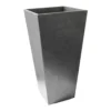 Primeur Sonata Pewter Plain Square Plant Pot (Dia)35cm -Outdoor Garden Shop primeur sonata pewter plain square plant pot dia 35cm5907736265442 01c bq