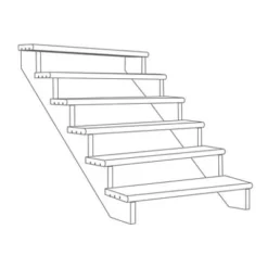 Richard Burbidge Redwood Deck Step (W)1066mm (T)40mm, Set Of 8 -Outdoor Garden Shop richard burbidge redwood deck step w 1066mm t 40mm set of 85000473080375 01t BQ
