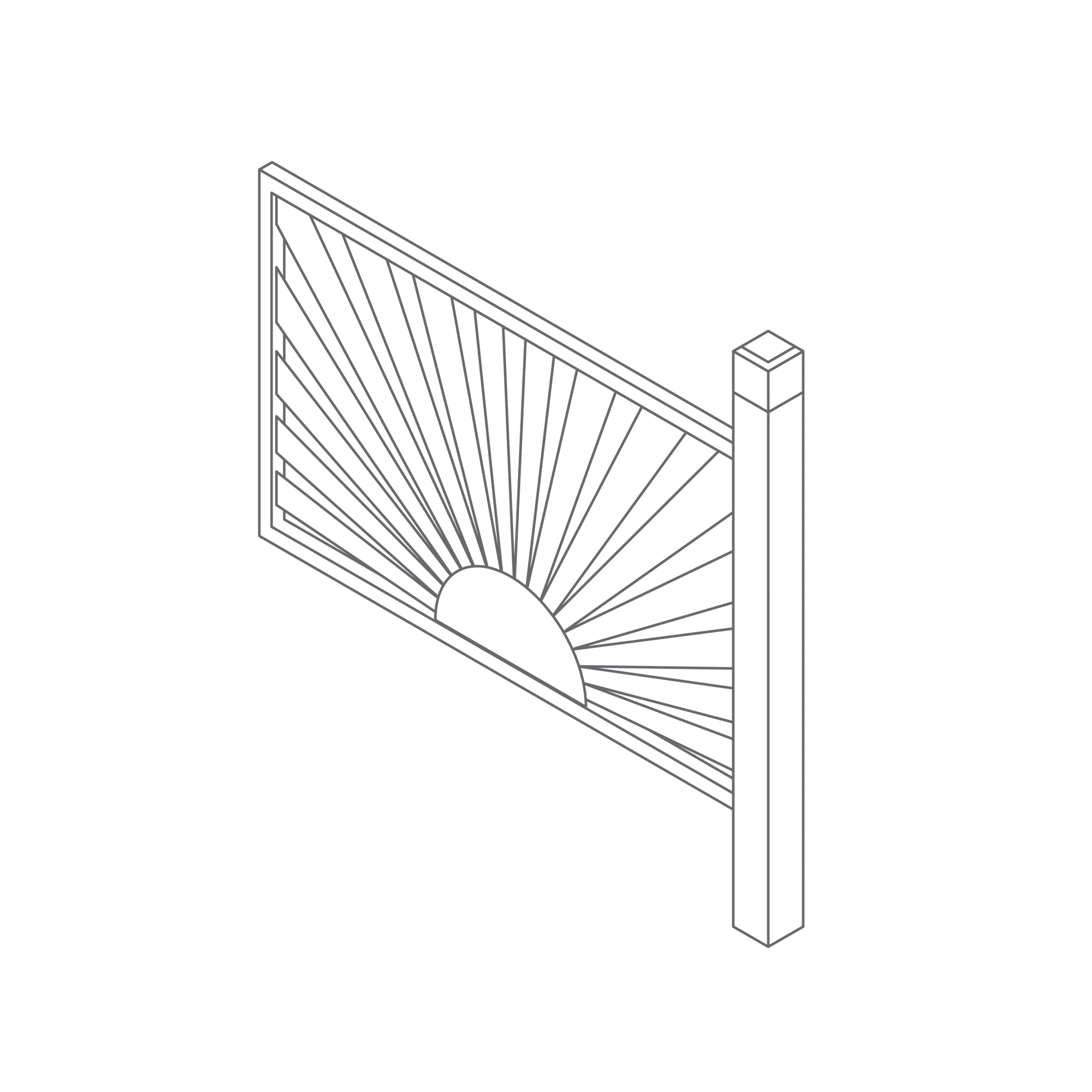 Richard Burbidge Sunburst Softwood Decking Running Kit 4 Richard Burbidge Sunburst Softwood Decking Running Kit - Image 2