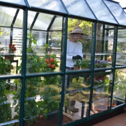 Rion Grand Gardner Green 8x16 Greenhouse -Outdoor Garden Shop rion grand gardner green 8x16 greenhouse7290103121594 04i bq