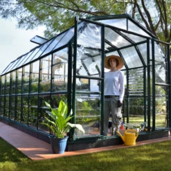 Rion Grand Gardner Green 8x20 Greenhouse -Outdoor Garden Shop rion grand gardner green 8x20 greenhouse7290103121648 03i