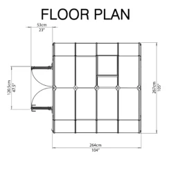 Rion Grand Gardner Green 8x8 Greenhouse 19 Rion Grand Gardner Green 8x8 Greenhouse -Outdoor Garden Shop rion grand gardner green 8x8 greenhouse7290103121570 02t