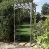 Rowlinson Wrenbury Square Top Steel Arch -Outdoor Garden Shop rowlinson wrenbury square top steel arch5013856012566 01i