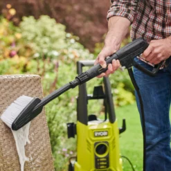 Ryobi Corded Pressure Washer 1.8kW RY140PWA -Outdoor Garden Shop ryobi corded pressure washer 1 8kw ry140pwa4892210202963 03i bq