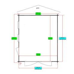 Shire 13x15 Bradenham Wooden Garage - Assembly Service Included -Outdoor Garden Shop shire 13x15 bradenham wooden garage assembly service included5019804111572 01t