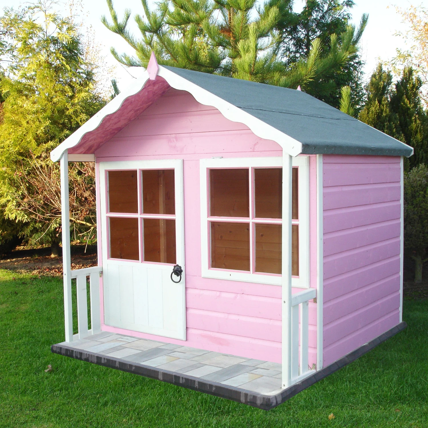 Shire 5x4 Kitty Whitewood Pine Playhouse Assembly Required 3 Shire 5x4 Kitty Whitewood Pine Playhouse Assembly Required