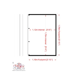 Shire 6x4 Jailhouse Whitewood Pine Playhouse Assembly Service Included -Outdoor Garden Shop shire 6x4 jailhouse whitewood pine playhouse assembly service included5019804111701 03t