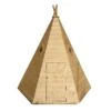 Shire 7x6 Wigwam Whitewood Pine Playhouse Assembly Required -Outdoor Garden Shop shire 7x6 wigwam whitewood pine playhouse assembly required5019804113675 02c