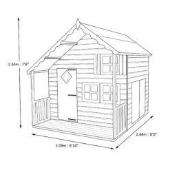 Shire 7x8 Crib Whitewood Pine Playhouse Assembly Service Included -Outdoor Garden Shop shire 7x8 crib whitewood pine playhouse assembly service included5019804111800 03t