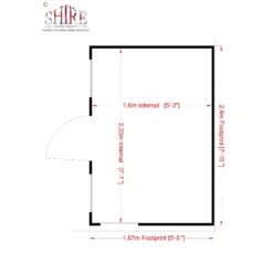 Shire 8x6 Loft Whitewood Pine Playhouse Assembly Required -Outdoor Garden Shop shire 8x6 loft whitewood pine playhouse assembly required5019804111770 02t
