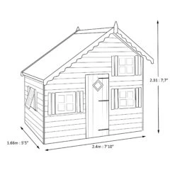Shire 8x6 Loft Whitewood Pine Playhouse Assembly Service Included -Outdoor Garden Shop shire 8x6 loft whitewood pine playhouse assembly service included5019804111787 04t