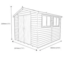 Shire Atlas 10x8 Ft Apex Shiplap Wooden 2 Door 2 Windows Shed With Floor - Assembly Service Included -Outdoor Garden Shop shire atlas 10x8 ft apex shiplap wooden 2 door 2 windows shed with floor assembly service included5019804102099 03t