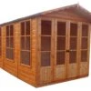 Shire Kensington 13x7 Apex Shiplap Wooden Summer House - Base Not Included -Outdoor Garden Shop shire kensington 13x7 apex shiplap wooden summer house base not included5019804198139 03c