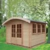 Shire Kilburn 12x14 Ft Toughened Glass Curved Tongue & Groove Wooden Cabin -Outdoor Garden Shop shire kilburn 12x14 ft toughened glass curved tongue groove wooden cabin5019804119684 01i bq
