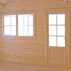 Shire Kinver 14x14 Glass Apex Tongue & Groove Wooden Cabin - Base Not Included -Outdoor Garden Shop shire kinver 14x14 glass apex tongue groove wooden cabin base not included5019804114191 38c