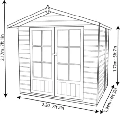 Shire Lumley 7x5 Glass Apex Shiplap Wooden Summer House - Base Included 18 Shire Lumley 7x5 Glass Apex Shiplap Wooden Summer House - Base Included -Outdoor Garden Shop shire lumley 7x5 glass apex shiplap wooden summer house base included5397007006391 01t bq
