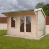 Shire Marlborough 10x14 Ft Apex Tongue & Groove Wooden Cabin With Felt Tile Roof - Assembly Service Included -Outdoor Garden Shop shire marlborough 10x14 ft apex tongue groove wooden cabin with felt tile roof assembly service included5019804112401 01i bq