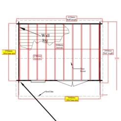 Shire Marlborough 10x14 Ft Apex Tongue & Groove Wooden Cabin With Felt Tile Roof - Assembly Service Included -Outdoor Garden Shop shire marlborough 10x14 ft apex tongue groove wooden cabin with felt tile roof assembly service included5019804112432 02t