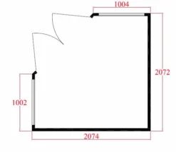 Shire Murrow 7x7 Ft Pent Shiplap Wooden 2 Door 2 Windows Shed With Floor - Assembly Service Included -Outdoor Garden Shop shire murrow 7x7 ft pent shiplap wooden 2 door 2 windows shed with floor assembly service included5019804773886 18bq