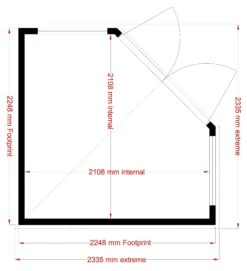 Shire Murrow 8x8 Ft Pent Shiplap Wooden Shed With Floor - Assembly Service Included -Outdoor Garden Shop shire murrow 8x8 ft pent shiplap wooden shed with floor assembly service included5019804080885 18bq