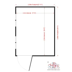 Shire Security Cabin 10x8 Ft Pent Shiplap Wooden Shed With Floor - Assembly Service Included -Outdoor Garden Shop shire security cabin 10x8 ft pent shiplap wooden shed with floor assembly service included5019804112210 02t