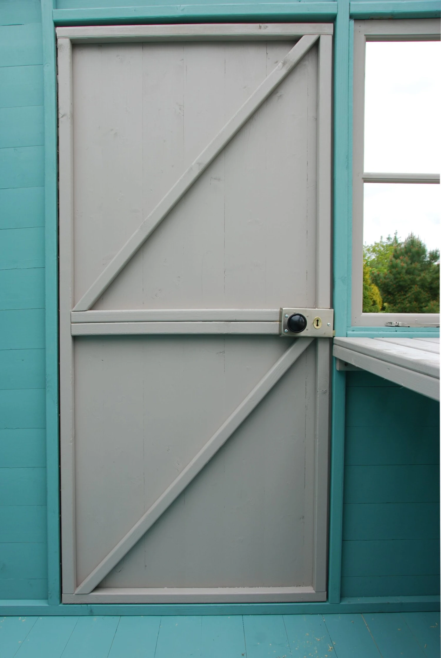 Shire Sun 10x10 Glass Pent Shiplap Wooden Summer House - Base Not Included 7 Shire Sun 10x10 Glass Pent Shiplap Wooden Summer House - Base Not Included - Image 5