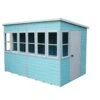 Shire Sun 10x6 Glass Pent Shiplap Wooden Summer House - Base Not Included -Outdoor Garden Shop shire sun 10x6 glass pent shiplap wooden summer house base not included5019804112050 01c bq