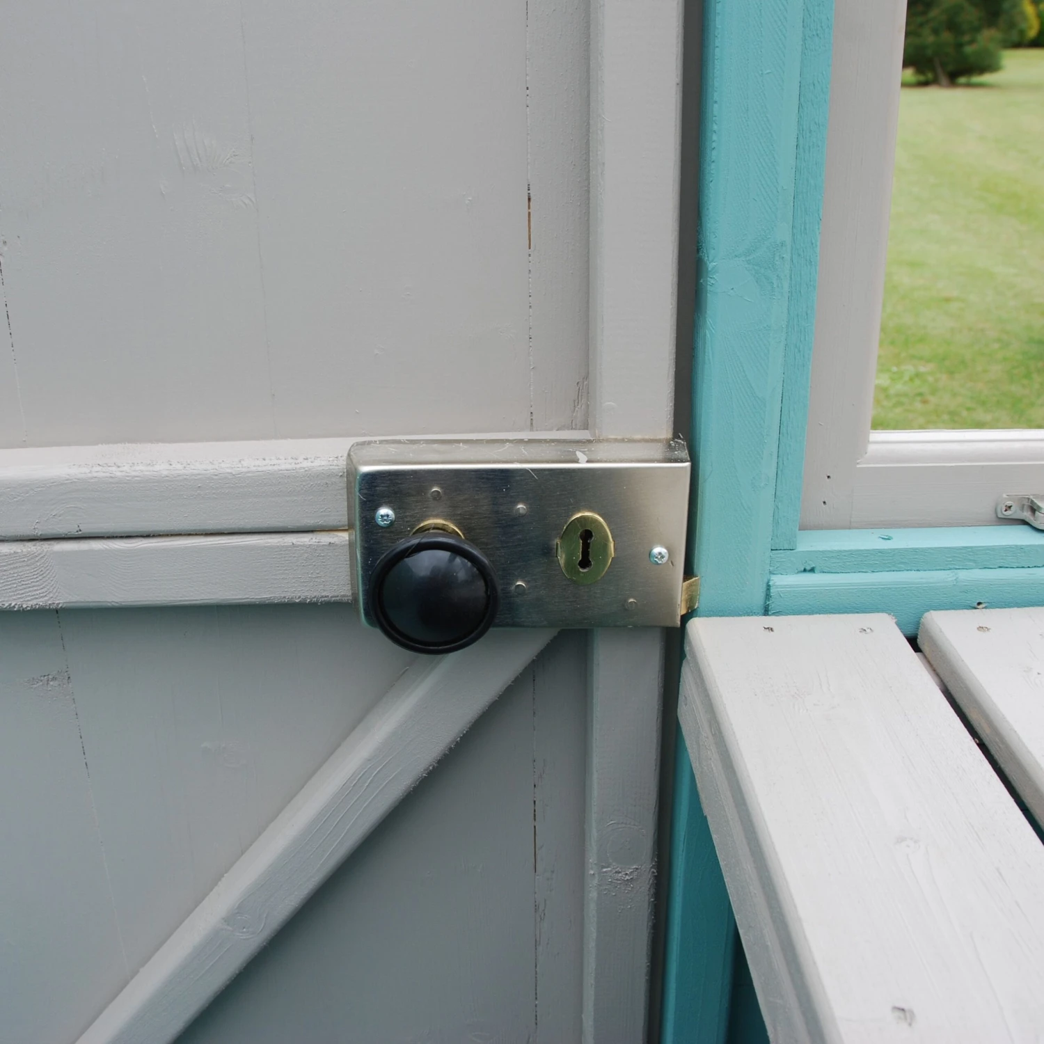 Shire Sun 10x6 Glass Pent Shiplap Wooden Summer House - Base Not Included 9 Shire Sun 10x6 Glass Pent Shiplap Wooden Summer House - Base Not Included - Image 7