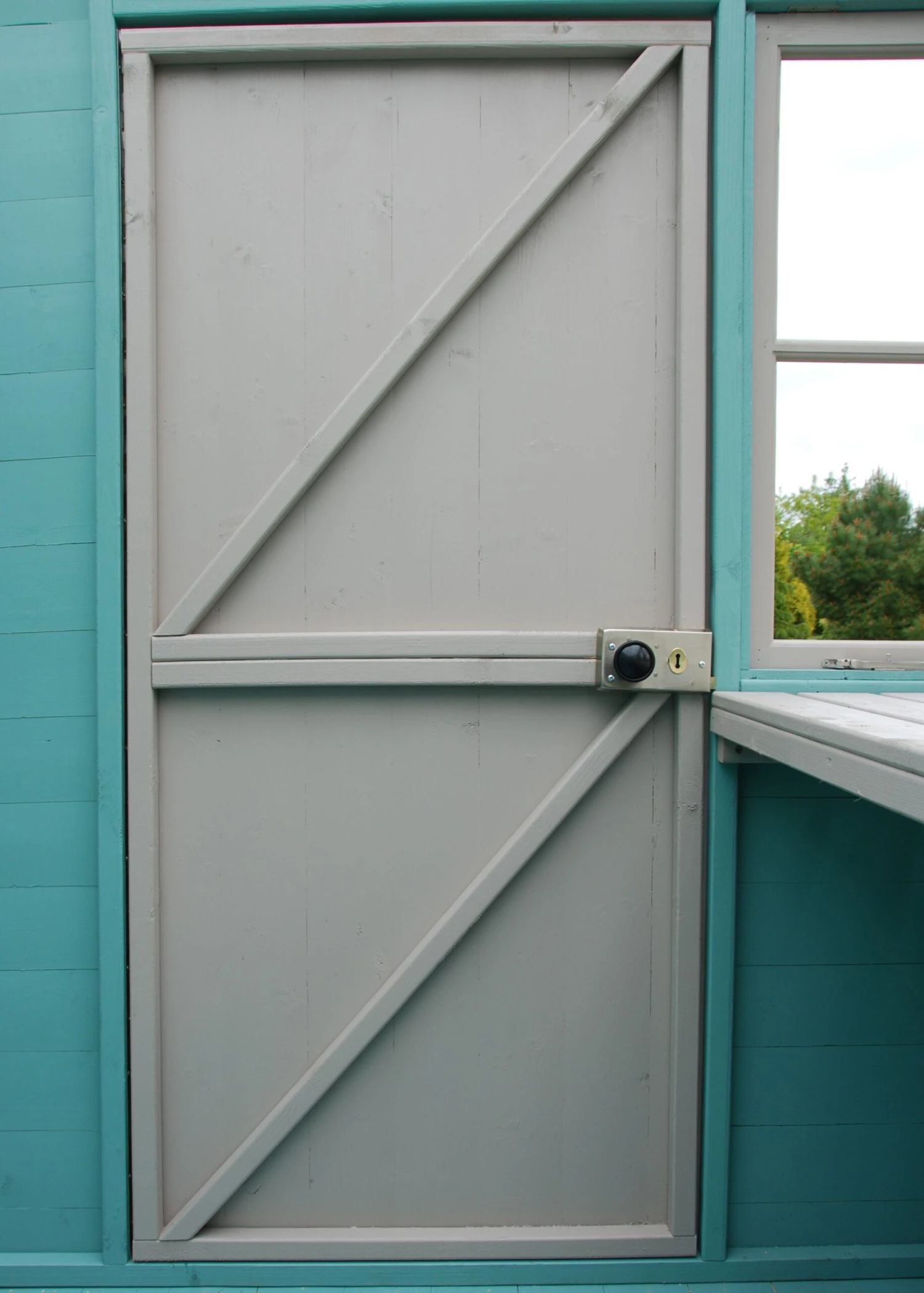 Shire Sun 10x6 Glass Pent Shiplap Wooden Summer House - Base Not Included 11 Shire Sun 10x6 Glass Pent Shiplap Wooden Summer House - Base Not Included - Image 9