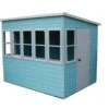 Shire Sun 8x6 Glass Pent Shiplap Wooden Summer House - Base Not Included