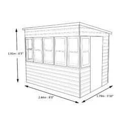 Shire Sun 8x6 Glass Pent Shiplap Wooden Summer House - Base Not Included 20 Shire Sun 8x6 Glass Pent Shiplap Wooden Summer House - Base Not Included -Outdoor Garden Shop shire sun 8x6 glass pent shiplap wooden summer house base not included5019804112012 01t