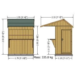 Shire Timber Bar Shiplap Wooden 6x4 Apex Garden Storage - Assembly Service Included -Outdoor Garden Shop shire timber bar shiplap wooden 6x4 apex garden storage assembly service included5019804118946 01t bq