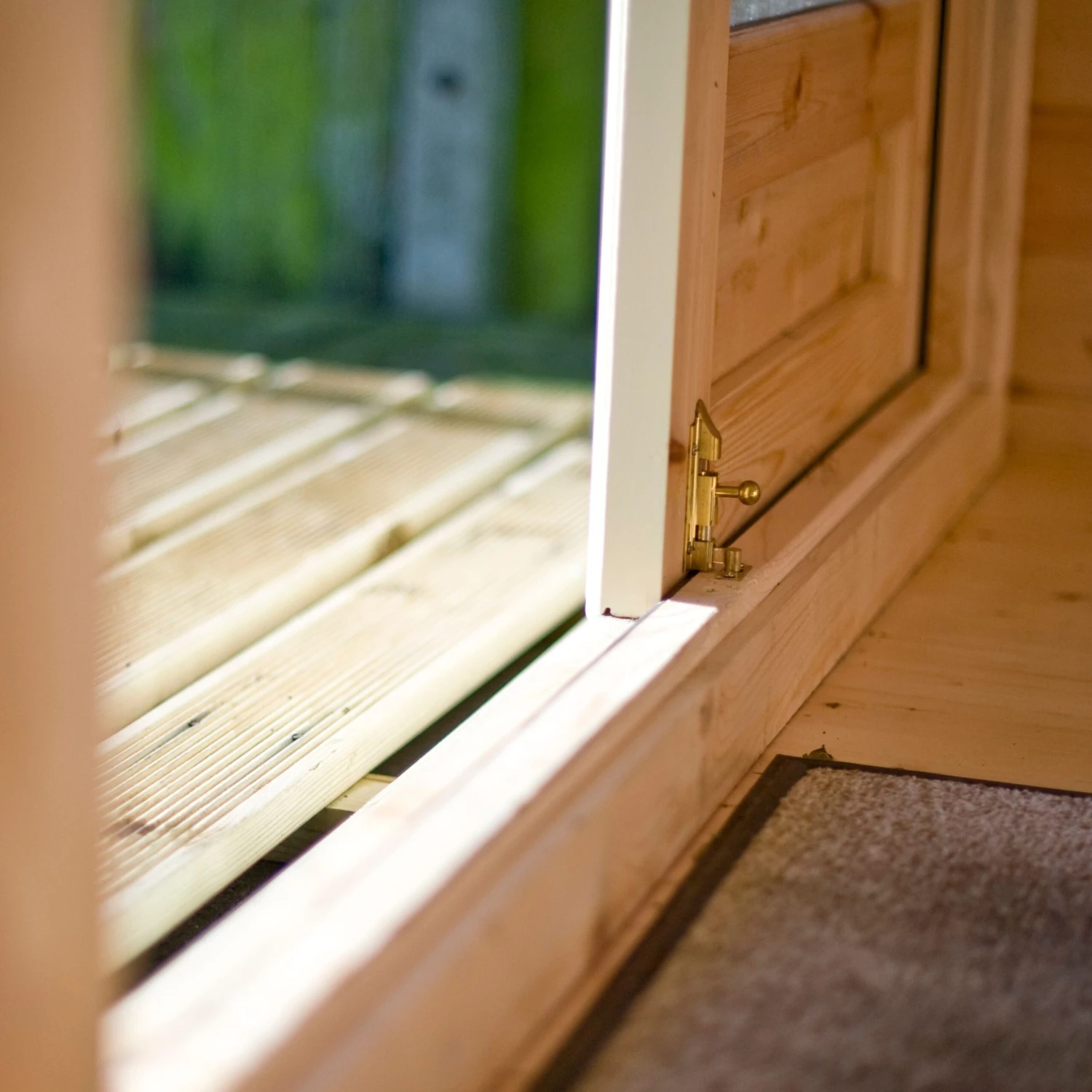 Shire Twyford 16x17 Toughened Glass Apex Tongue & Groove Wooden Cabin - Base Not Included 10 Shire Twyford 16x17 Toughened Glass Apex Tongue & Groove Wooden Cabin - Base Not Included - Image 8