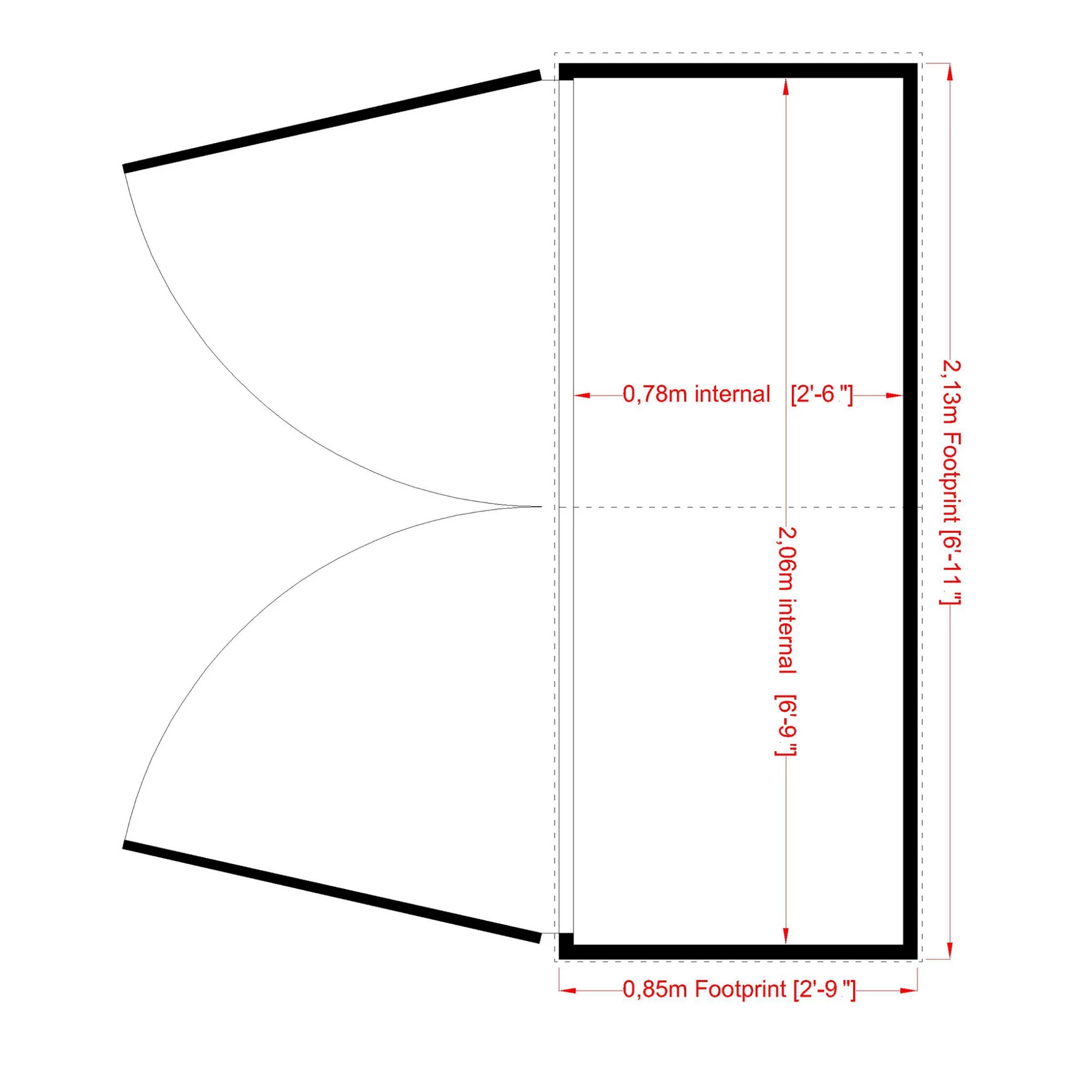 Shire Wooden Apex Bike Store 5 Shire Wooden Apex Bike Store - Image 3