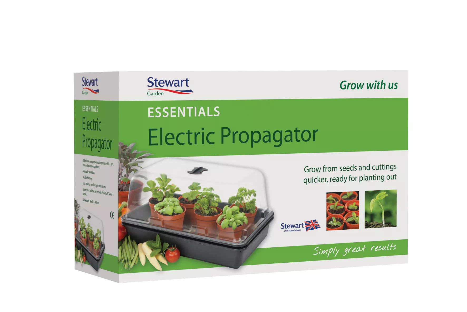 Stewart Heated Propagator 38cm 4 Stewart Heated Propagator 38cm - Image 2