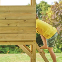 TP Toys 5.5x8 Treetops Wood Tower Playhouse Assembly Required -Outdoor Garden Shop tp toys 5 5x8 treetops wood tower playhouse assembly required5021854903540 03i bq