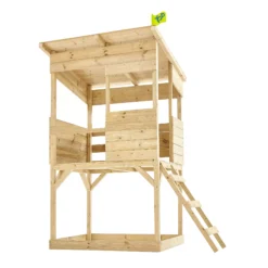 TP Toys 8x7 Tree Top Timber Tower Slide Playhouse Assembly Required -Outdoor Garden Shop tp toys 8x7 tree top timber tower slide playhouse assembly required5021854803543 01c bq