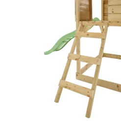 TP Toys 8x7 Tree Top Timber Tower Slide Playhouse Assembly Required -Outdoor Garden Shop tp toys 8x7 tree top timber tower slide playhouse assembly required5021854803543 07c bq