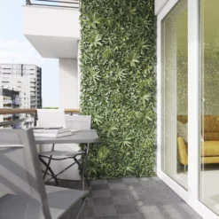 Vertical Square Artificial Plant Wall, (H)1m (W)1m -Outdoor Garden Shop vertical square artificial plant wall h 1m w 1m5059340671932 01i