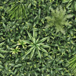 Vertical Square Artificial Plant Wall, (H)1m (W)1m -Outdoor Garden Shop vertical square artificial plant wall h 1m w 1m5059340671932 36c