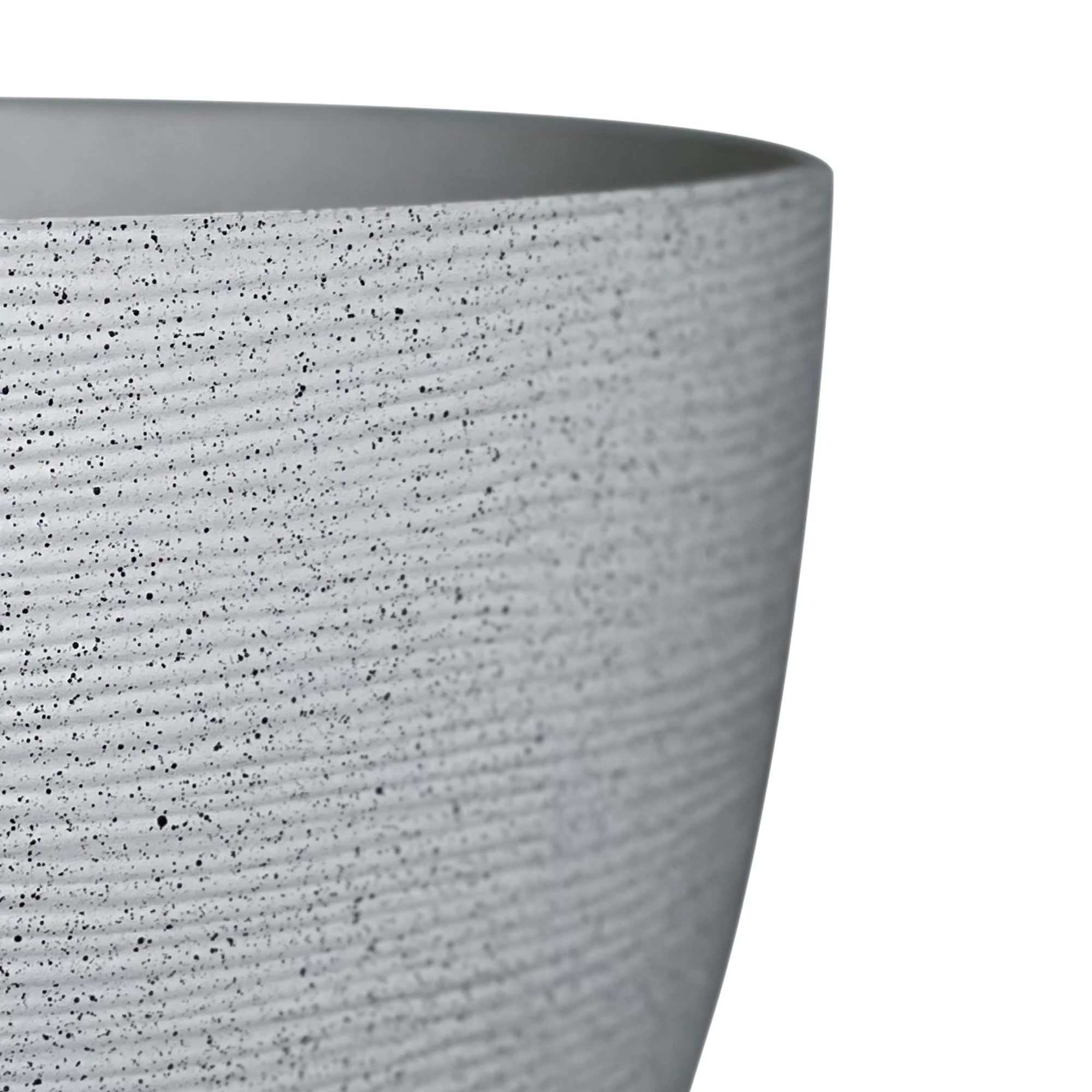 Verve Momoka Taupe Polypropylene (PP) Round Plant Pot (Dia)30cm 4 Verve Momoka Taupe Polypropylene (PP) Round Plant Pot (Dia)30cm - Image 2