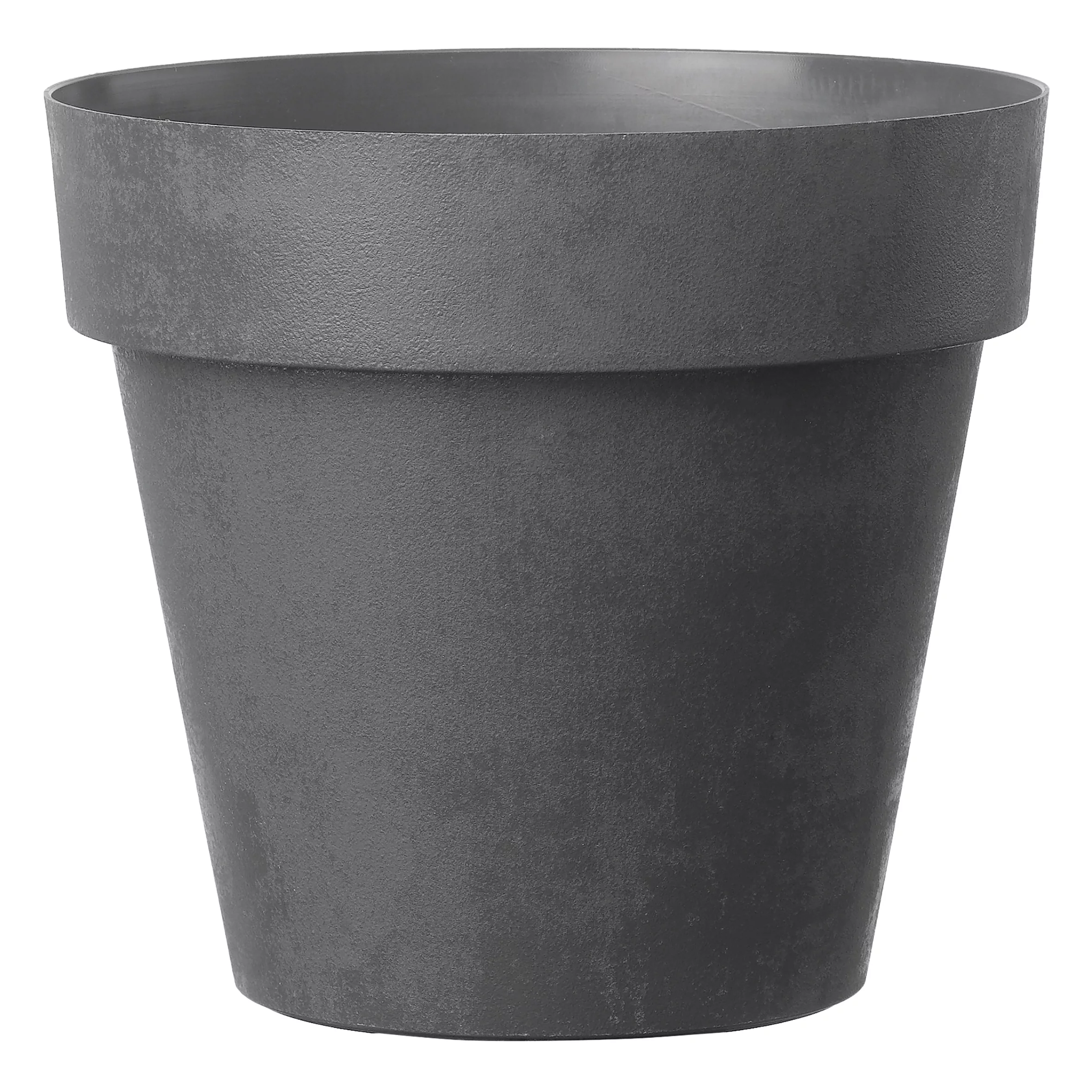 Verve Nurgul Dark Grey Polypropylene (PP) Circular Plant Pot (Dia)58cm 3 Verve Nurgul Dark Grey Polypropylene (PP) Circular Plant Pot (Dia)58cm