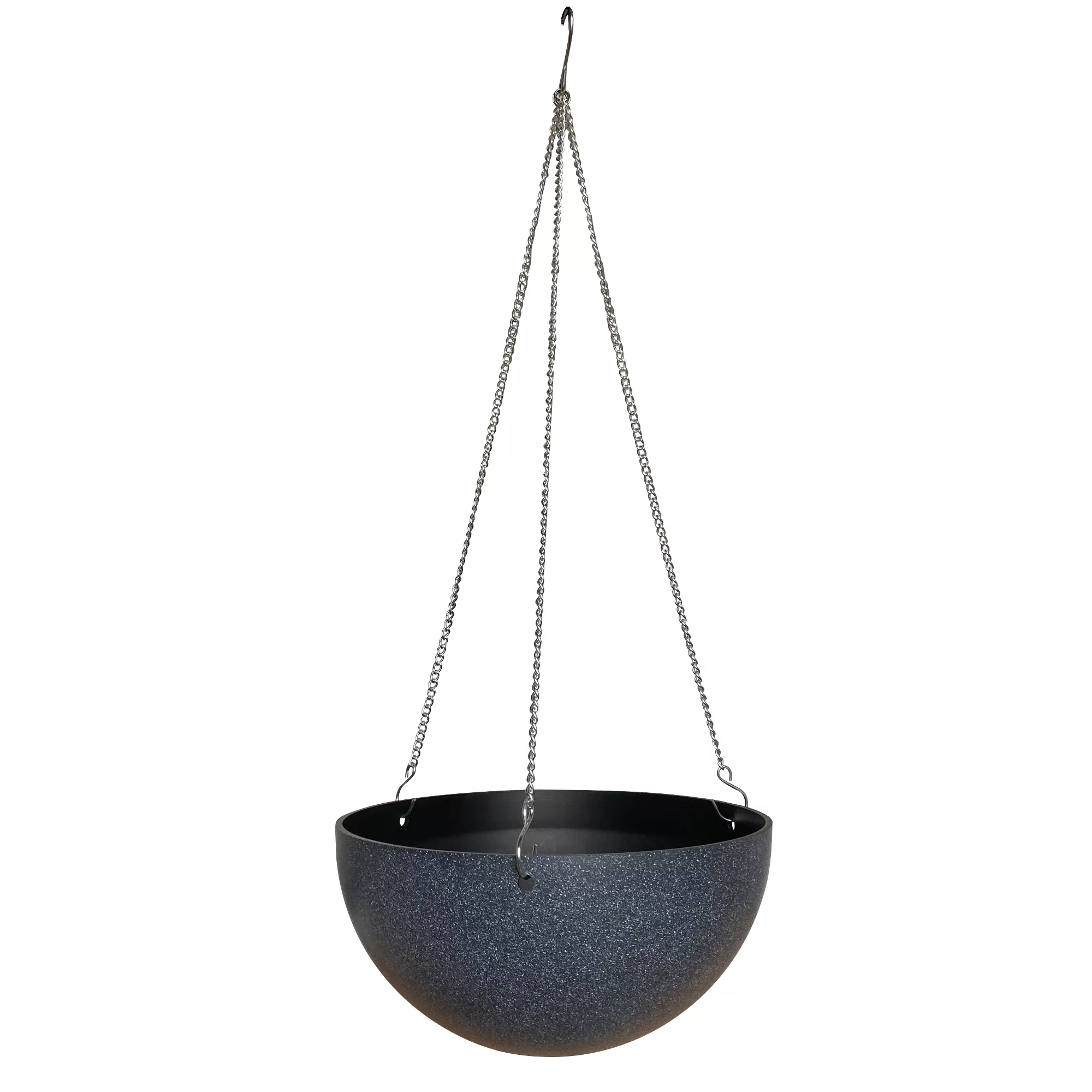 Verve Terrazzo Grey Round Polypropylene (PP) Hanging Basket, 33cm 3 Verve Terrazzo Grey Round Polypropylene (PP) Hanging Basket, 33cm