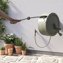 Verve Wall-mounted Manual Hose Reel Set (L)40m 14 Verve Wall-mounted Manual Hose Reel Set (L)40m -Outdoor Garden Shop verve wall mounted manual hose reel set l 40m5059340251004 03i