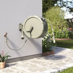 Verve Wall-mounted Manual Hose Reel Set (L)40m 15 Verve Wall-mounted Manual Hose Reel Set (L)40m -Outdoor Garden Shop verve wall mounted manual hose reel set l 40m5059340251004 04i